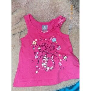 new baby girl Gap mermaid tank top shirt 6-12 months